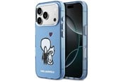 Mobil - Covers & Cases - Karl Lagerfeld Karl & Choupette Back MagSafe Case for iPhone 17 Pro Max - Blue - 3666339607821