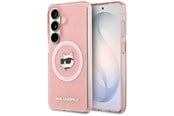 Mobil - Covers & Cases - Karl Lagerfeld IML Repeated Choupette MagSafe Case for Samsung Galaxy S26 Plus - Pink - 3666339612504