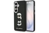 Mobil - Covers & Cases - Karl Lagerfeld Saffiano Double Heads Metal Case for Samsung Galaxy S26 - Black - 3666339612313