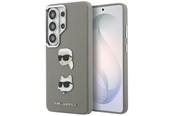 Mobil - Covers & Cases - Karl Lagerfeld Saffiano Double Heads Metal case for Samsung Galaxy S26 Ultra - silver - 3666339612368