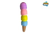 Små gaver til børn - Trend Toys Jumbo Squeeze isvaffel med 4 kugler 30cm CDU - 201104