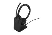 Hovedtelefoner/headset - Jabra Evolve3 45 UC - USB-C with Dongle - Stereo (Charging Stand) - 34599-989-889