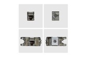 Netværkstilbehør - StarTech.com Startech keystone jack - shielded 180° toolless - TAA Compliant - C6AKEYTLSTP18010PK
