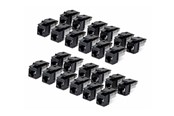 Netværkstilbehør - StarTech.com Startech keystone jack - 90° 110 punch down - TAA Compliant - C6KEY110BK24PK