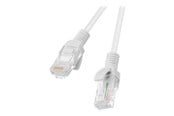 Netværkskabel - Lanberg patch cable - 20 m - grey RAL 7035 - Grå - PCU5-10CC-2000-S