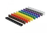 Netværkstilbehør - DeLOCK Cable Marker Clips 0-9 Assorted Colours (100-Pack) - 18304