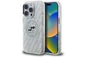 Mobil - Covers & Cases - Karl Lagerfeld IML Glitter Karl & Choupette Heads Logo MagSafe Case for iPhone 16 Pro Max - Gray - 3666339468552