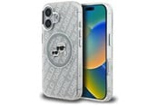 Mobil - Covers & Cases - Karl Lagerfeld IML Glitter Karl & Choupette Heads Logo MagSafe iPhone 16 Case - Gray - 3666339468521