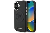 Mobil - Covers & Cases - Karl Lagerfeld Initial & Metal Logo MagSafe Case for iPhone 16 - Black - 3666339456467