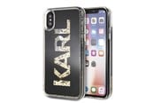 Mobil - Covers & Cases - Karl Lagerfeld Karl Logo Glitter iPhone X/Xs Case - Black - 3700740444047