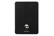 Mobil - Covers & Cases - Karl Lagerfeld Saffiano Ikonic Karl Case for iPad 12.9" Pro 2021 - Black - 3666339030384