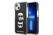 Mobil - Covers & Cases - Karl Lagerfeld Karl&Choupette Head Case for iPhone 13 - Black - 3666339048655
