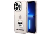 Mobil - Covers & Cases - Karl Lagerfeld KLHCP14LCTTRI iPhone 14 Pro 6.1 "hardcase pink / pink Transparent Choupette Body - 3666339076498