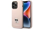 Mobil - Covers & Cases - Karl Lagerfeld KLHCP14LSLCTPI iPhone 14 Pro 6.1 "hardcase light pink / light pink Silicone Choupette Body - 3666339076658