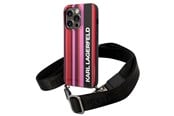 Mobil - Covers & Cases - Karl Lagerfeld KLHCP14XSTSTP iPhone 14 Pro Max 6.7 "hardcase pink / pink Color Stripes Strap - 3666339094225