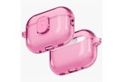 Mobil - Covers & Cases - UNIQ Glase Pro Case for AirPods Pro 3 Lock Case - Clear Pink - 8886463696835