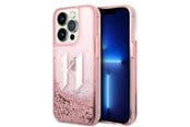 Mobil - Covers & Cases - Karl Lagerfeld KLHCP14XLBKLCP iPhone 14 Pro Max 6.7 "pink / pink hardcase Liquid Glitter Big KL - 3666339085674