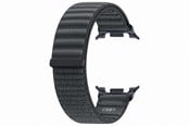 Smartwatch - Tilbehør - Samsung Galaxy Watch9 Fabric Watch Band (S/M) - Black - ET-SVL32SKEGEU