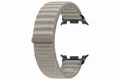 Smartwatch - Tilbehør - Samsung Galaxy Watch9 Fabric Watch Band (S/M) - Mocha - ET-SVL32SDEGEU