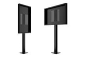Vægbeslag, AV-Beslag & AV-Møbler - Multibrackets M Pro Series stand - totem - for digital signage LCD panel - rotate - black RAL 9005 - Maks 63 kg - Maks størrelse 55" - 7340234812561