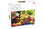 Puslespil - Tactic 500 pcs puzzle: Basket of Fruits - 59224