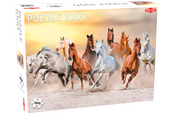 Puslespil - Tactic Animals: Wild Horses - 1000 pcs - 56754