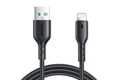 USB kabel - Joyroom Kabel Flash Charge USB til Lightning SA26-AL3/ 3A / 1m (sort) - SA26-AL3