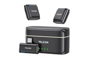 Mobil - Andet Tilbehør - TELESIN trådløs clip-on-mikrofon + powerbank til telefoner (USB-C) - P5-MCP-01