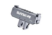 Actionkamera tilbehør - Sunnylife dobbeltretnings monteringsadapter i aluminium til Osmo Nano / Action 6 - ON-AD108