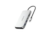 USB hub - ORICO XCR 12in1 USB-C Docking Station USB hub - Sølv - XCR-X33-SV-BP