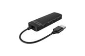 USB hub - ORICO FL02 USB-A Hub Docking Station 4x USB-A 2.0 - Black USB hub - USB 2.0 - 4 ports - Sort - FL02-BK-BP-HW-HU