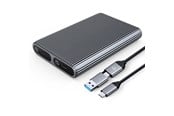 Harddisk - Ekstern - ORICO AM2C3-2N Dual Disk Caddy for Two Drives: M.2 SATA and NVME USB-C 3.2 10Gb/s - Gray - Ekstern Harddisk - AM2C3-2SN-GY-BP-HU