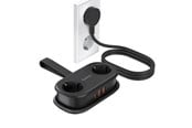 Strømkabel (ekstern) - ORICO AP3 20W GaN 5in1 Power Strip 2x AC + 2x USB-A + 1x USB-C - Black - AP3-2A2U1C-PRO-EU-BK-HU