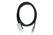 Skærmkabel - iBOX - video adapter cable - USB-C to DisplayPort - 1.8 m - ITVCDP4K