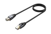 Netværkskabel - Unitek network cable - 2 m - black - Sort - 2m - C18149AGY03-2M