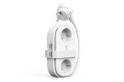 Strømkabel (ekstern) - ORICO AP3 65W GaN 6in1 Power Strip 2x AC + 2x USB-A + 2x USB-C - White - AP3-2A2U2C-65-EU-WH-EP-HU