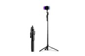 Mobil - Andet Tilbehør - ORICO Selfie stick Orico SPM215 tripod 1/4" for phone camera with 360-degree rotation Bluetooth 5.2 - black - SPM215-BK-BP-HU