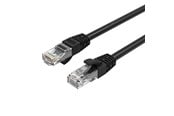 Netværkskabel - ORICO PUG-C6 CAT6 1000Mbps RJ45 Ethernet Network Cable LAN Round 20m - Black - PUG-C6-200-BK-EP-HU