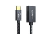 USB kabel - ORICO CAF31 USB-C - USB-A 3.1 Gen 2 10Gbps 30cm OTG adapter - black - CAF31-03-BK-BP-HU