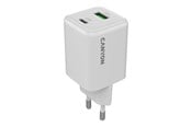 Mobil - Adaptere & Opladere - Canyon 45W GaN Oplader USB-C PD & USB-A, Hvid - CNS-CUW45AC