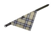 Hunde - Nobby Læderhalsbånd m/tørklæde XS-S Brun - L74203-03