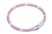 Hunde - Nobby LED halsbånd Puppy pink Ø 45 cm - L77032