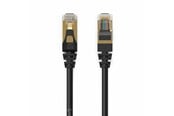 Netværkskabel - ORICO PUG-C7 CAT7 10Gbps RJ45 Ethernet Network Cable Internet LAN Round 3m - Black - PUG-C7-30-BK-EP-HU
