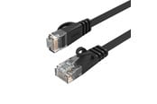 Netværkskabel - ORICO PUG-C7B CAT7 10Gbps RJ45 Ethernet Network Cable Internet LAN Flat 2m - Black - PUG-C7B-20-BK-EP-HU