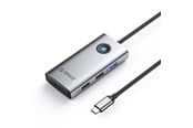 USB hub - ORICO PW11-5P USB-C Hub Docking Station 1x USB-A 3.0 + 2x USB-A 2.0 + 1x USB-C PD + 1x HDMI - Gray USB hub - USB 3.0 - Grå - T5-SV-EP-HU