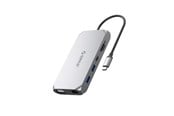 USB hub - ORICO XCR 12in1 USB-C Docking Station USB hub - USB 3.1 - 12 ports - Grå - XCR-X22-GY-BP