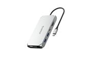 USB hub - ORICO XCR 12in1 USB-C Docking Station USB hub - USB 3.1 - 12 ports - Sølv - XCR-X22-SV-BP