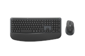 Tastatur - Logitech Signature Comfort Plus Combo MK880 for Business (Graphite) - Tastatur & Mus sæt - Tysk - Grå - 920-014047