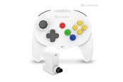 Spil tilbehør - Hyperkin Admiral Premium (White) - Wireless Controller - Nintendo 64 - 0810007710655