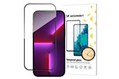 Mobil - Beskyttelsesglas - Wozinsky Hærdet glas i fuld skærmstørrelse med ramme Case Friendly Full Glue iPhone 15 Pro - sort - 9145576280324